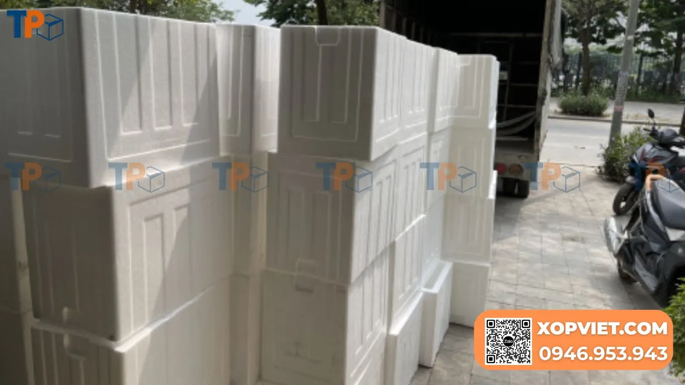 Tổng kho thùng xốp 30kg chính hãng, giá rẻ