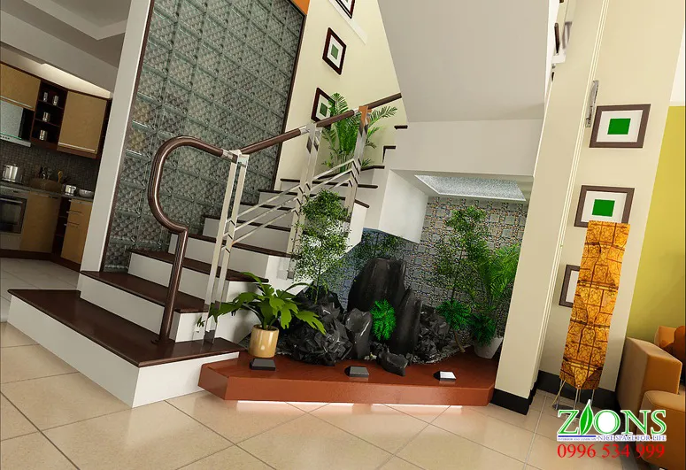 Tiểu cảnh cầu thang