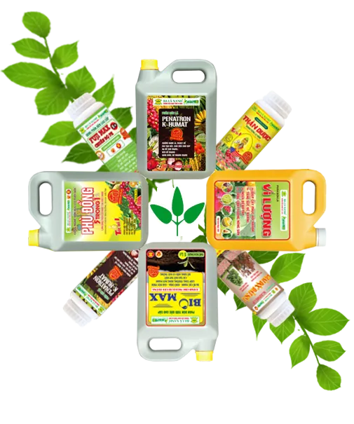 Biểu đồ các dòng sản phẩm đa dạng của phân bón ba lá xanh cung cấp cho thị trường