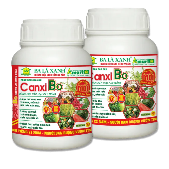 Phân bón canxi boron giúp quả chắc, giảm nứt vỏ