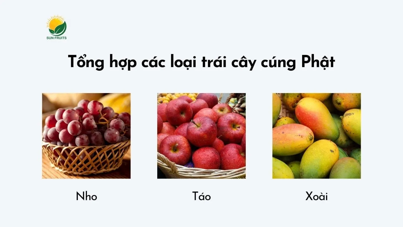 Trái cây cúng Phật phù hợp giúp gia chủ nhận nhiều phước đức