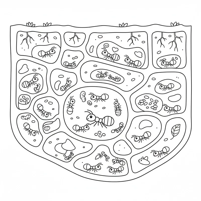 Tranh tô màu côn trùng cho hoạt động sáng tạo