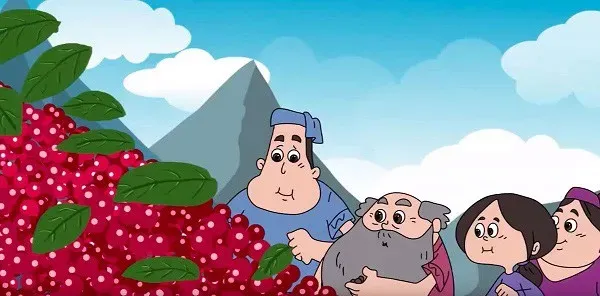 Cảnh chàng trai dũng cảm lên đường tìm kiếm sắt thiêng