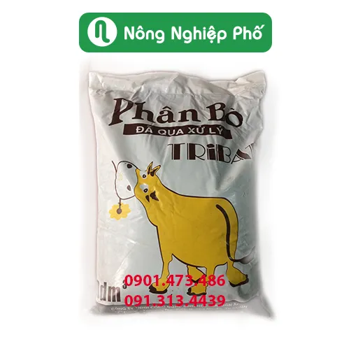 Bao bì phân bò Tribat đã qua xử lý triệt để mầm bệnh