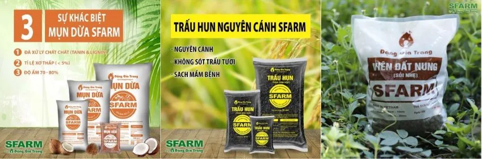 Sản phẩm giá thể của SFARM