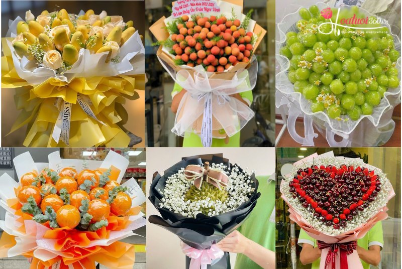 Bó Hoa Bằng Trái Cây Quà Tặng Độc Đáo Và Ý Nghĩa