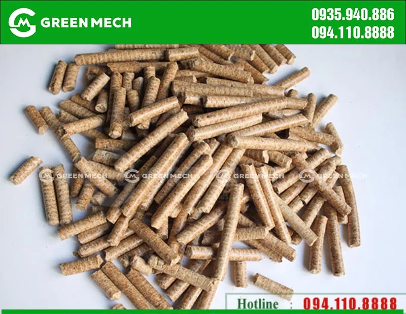 Viên nén mùn cưa xuất khẩu