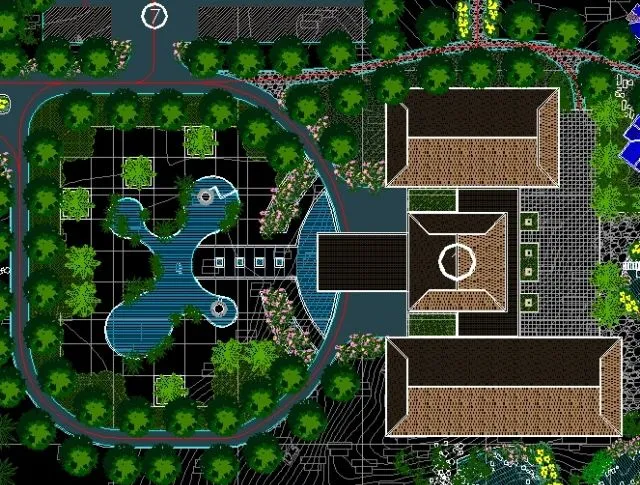 Thư viện chứa hàng trăm mẫu cây từ mặt bằng đến mặt đứng