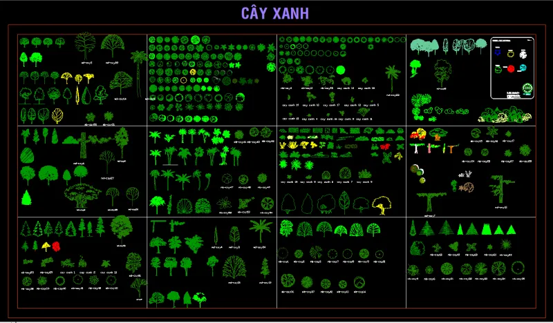 Sử dụng CAD cây xanh giúp tối ưu hóa thời gian thực hiện dự án