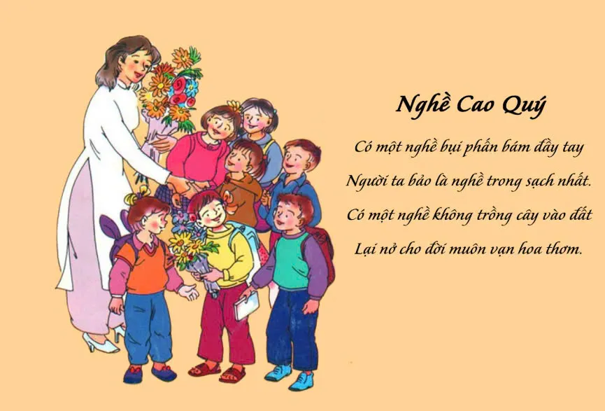 Thầy cô giáo tận tụy hướng dẫn học sinh trong giờ học tại trường